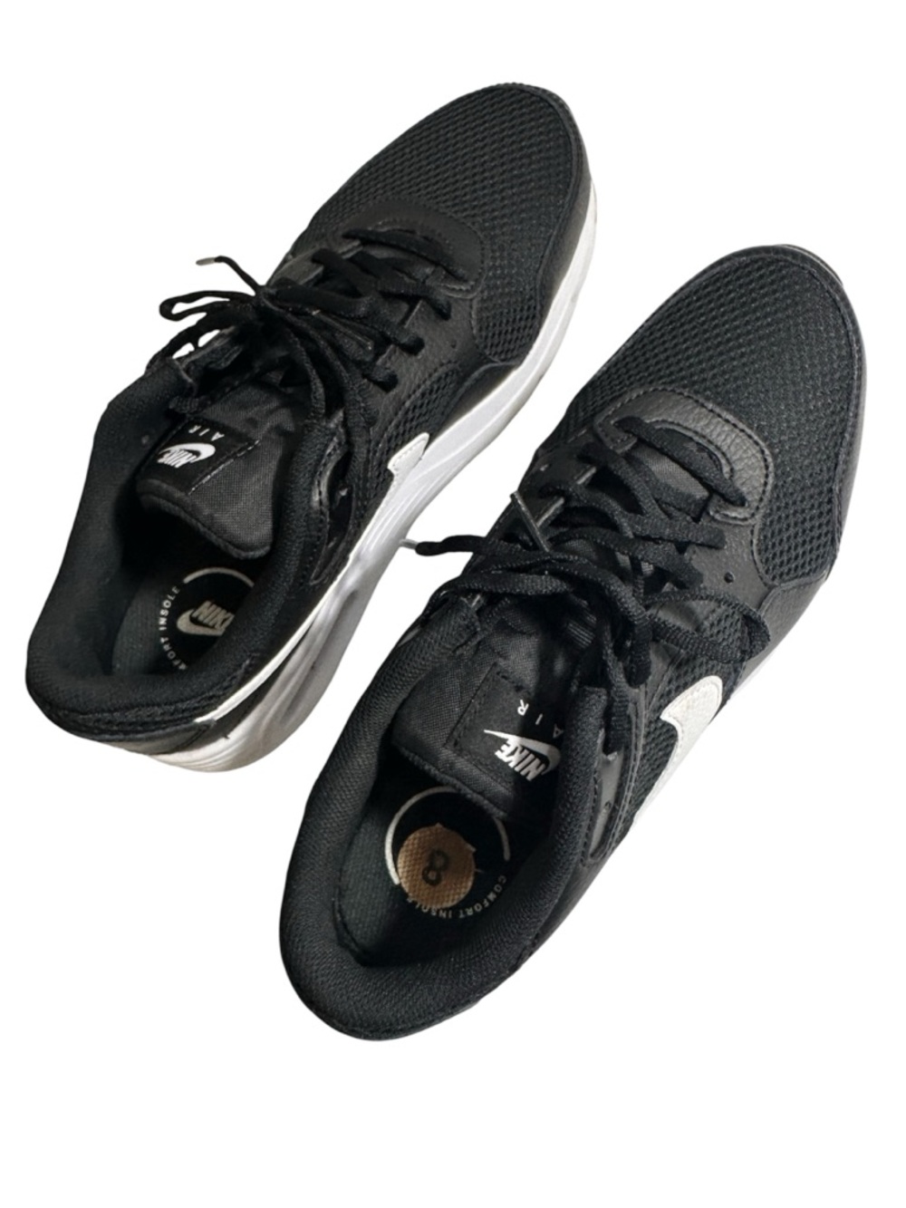 Nike Womens Air Max SC Black/White Training  Running Shoes Size 8 CW4554-001